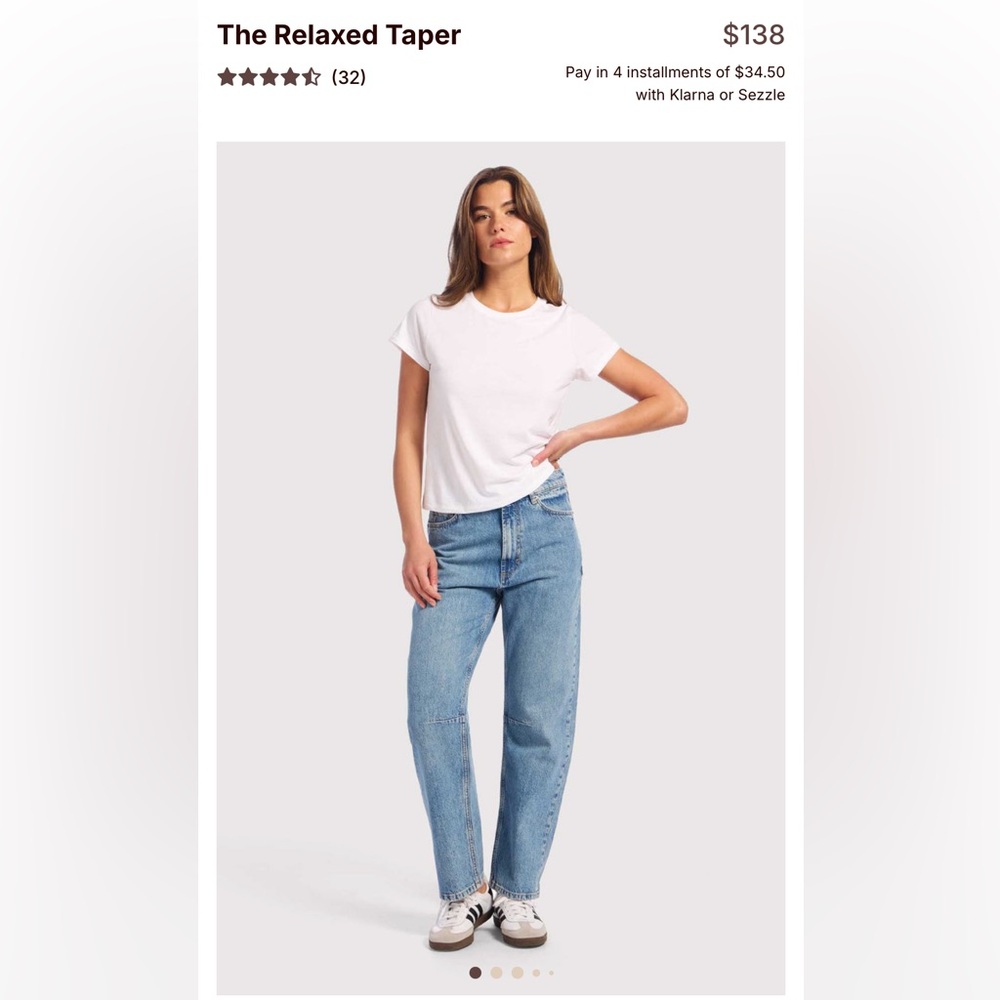 nuuds Women's Jeans The Relaxed Taper